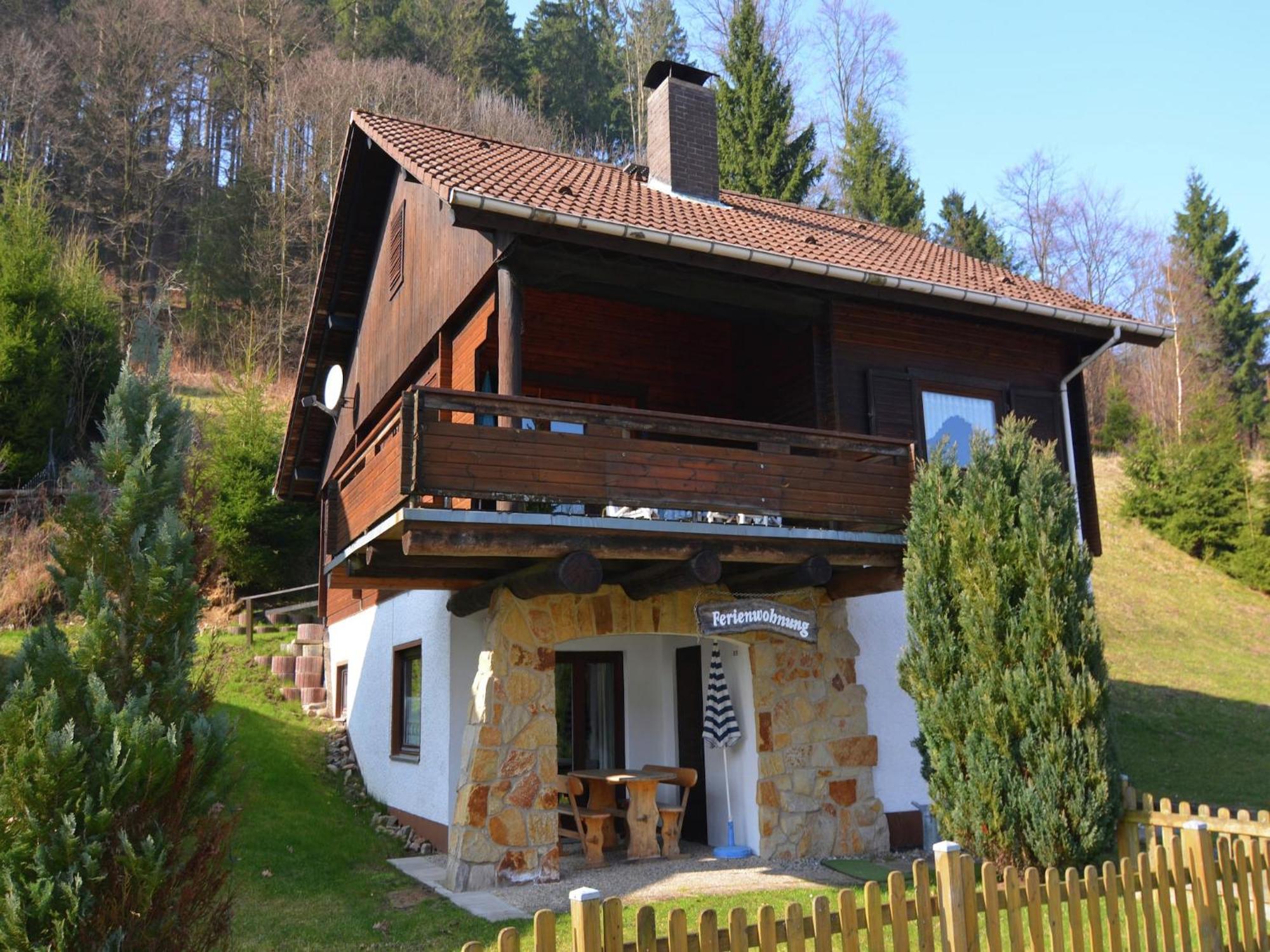 Detached Holiday Residence In The Wonderfully Beautiful Harz Kamschlacken ภายนอก รูปภาพ